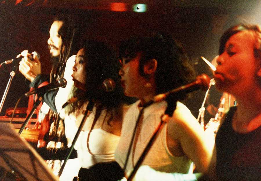 Jahmark and The Soulshakers performing during the Tokyo era